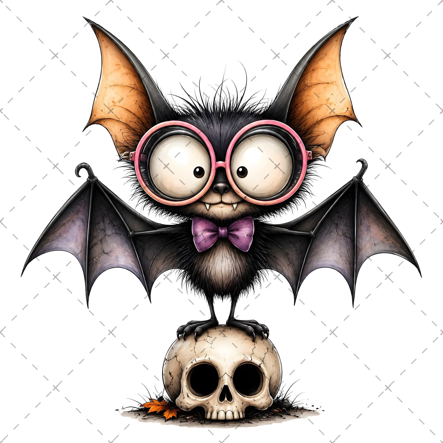 Halloween Bats Clipart, Whimsical Cartoon Pumpkins PNG, Sublimation Design, Cute Fall Commercial Use, POD Tshirt Mug Tum