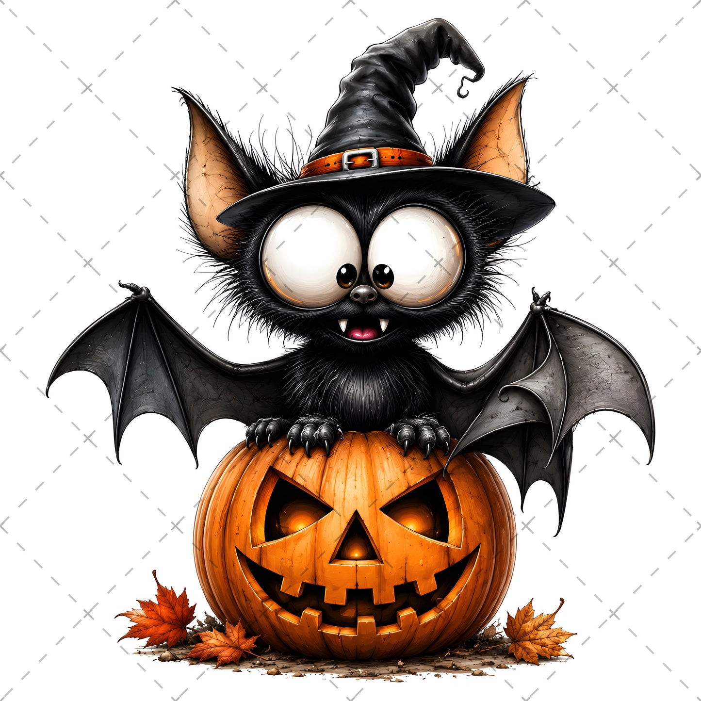 Halloween Bats Clipart, Whimsical Cartoon Pumpkins PNG, Sublimation Design, Cute Fall Commercial Use, POD Tshirt Mug Tum
