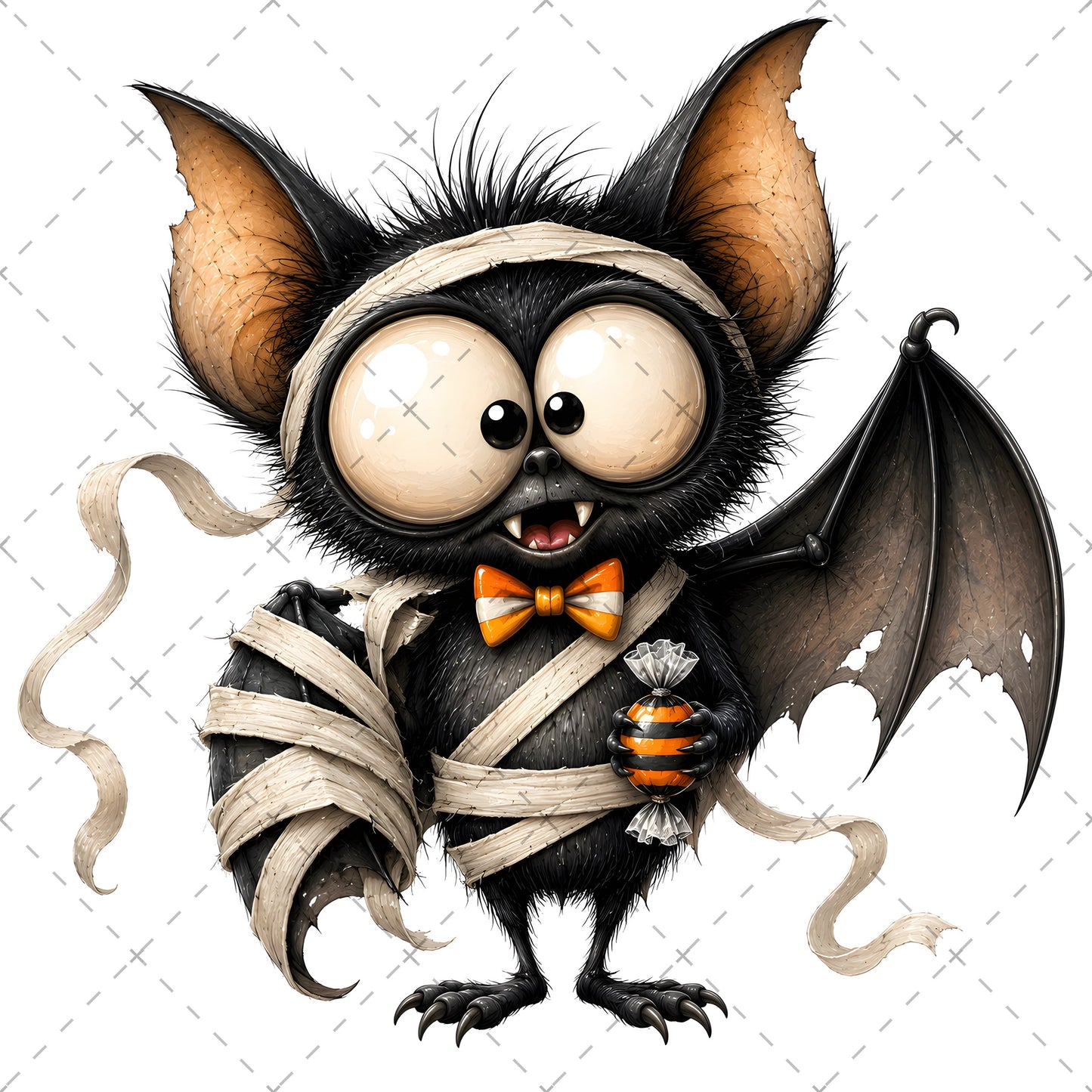 Halloween Bats Clipart, Whimsical Cartoon Pumpkins PNG, Sublimation Design, Cute Fall Commercial Use, POD Tshirt Mug Tum