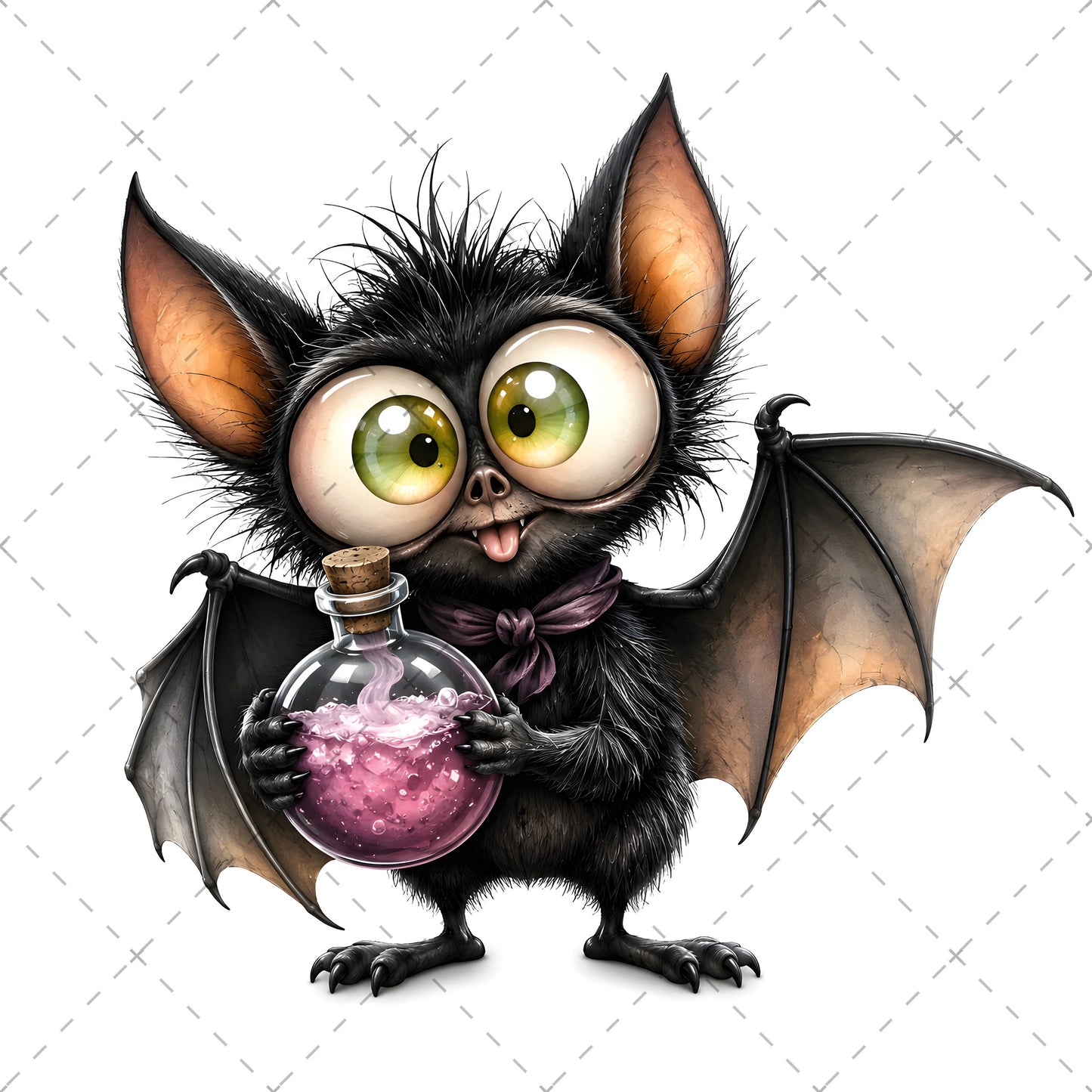 Halloween Bats Clipart, Whimsical Cartoon Pumpkins PNG, Sublimation Design, Cute Fall Commercial Use, POD Tshirt Mug Tum