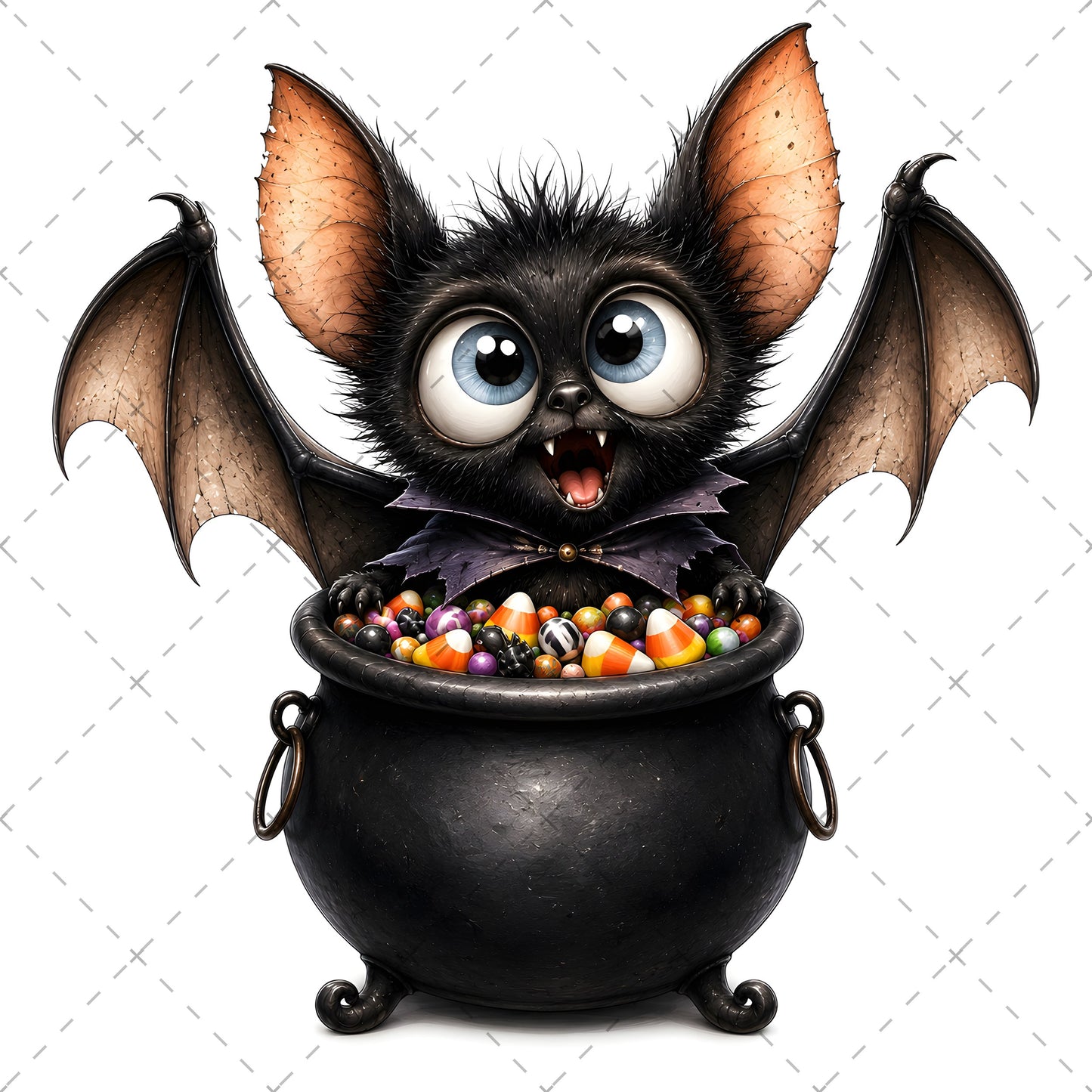 Halloween Bats Clipart, Whimsical Cartoon Pumpkins PNG, Sublimation Design, Cute Fall Commercial Use, POD Tshirt Mug Tum