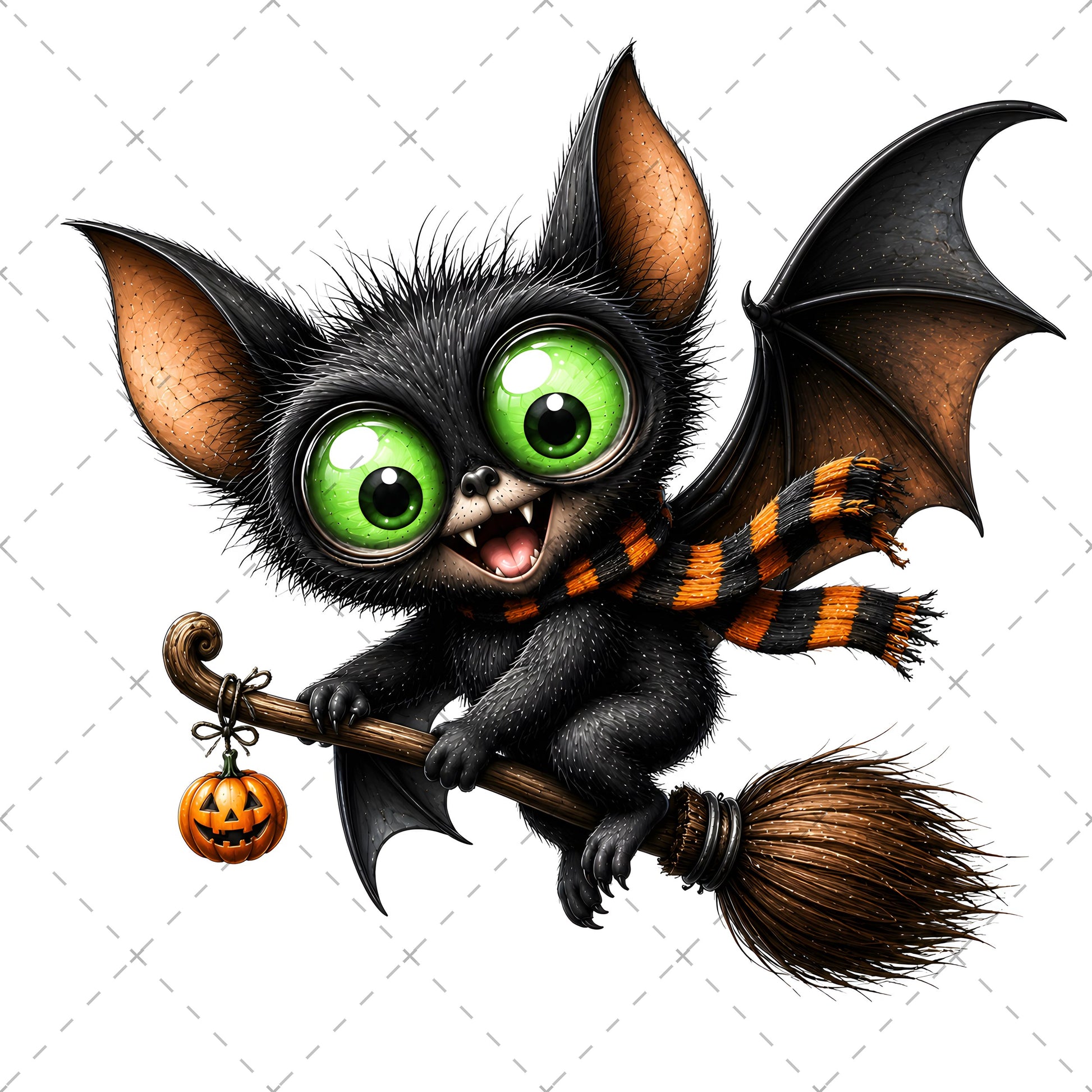 Halloween Bats Clipart, Whimsical Cartoon Pumpkins PNG, Sublimation Design, Cute Fall Commercial Use, POD Tshirt Mug Tum