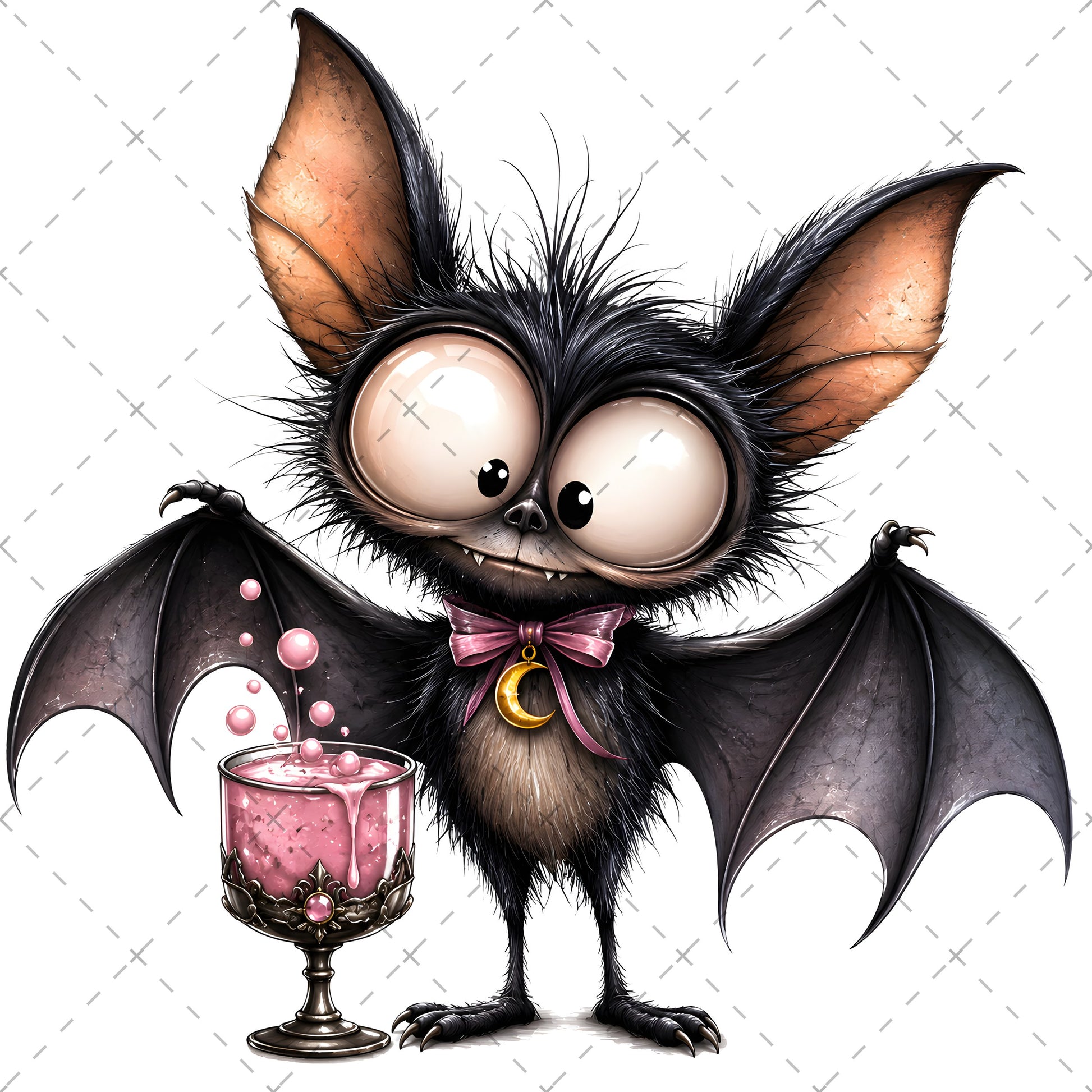 Halloween Bats Clipart, Whimsical Cartoon Pumpkins PNG, Sublimation Design, Cute Fall Commercial Use, POD Tshirt Mug Tum