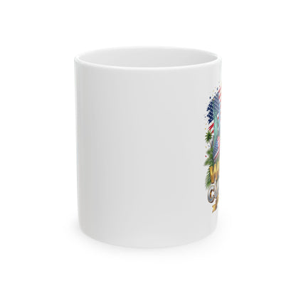 World Cup 2026 Ceramic Mug - Colorful Floral Sugar Coffee Cup 11oz USA Mexico Canada Soccer