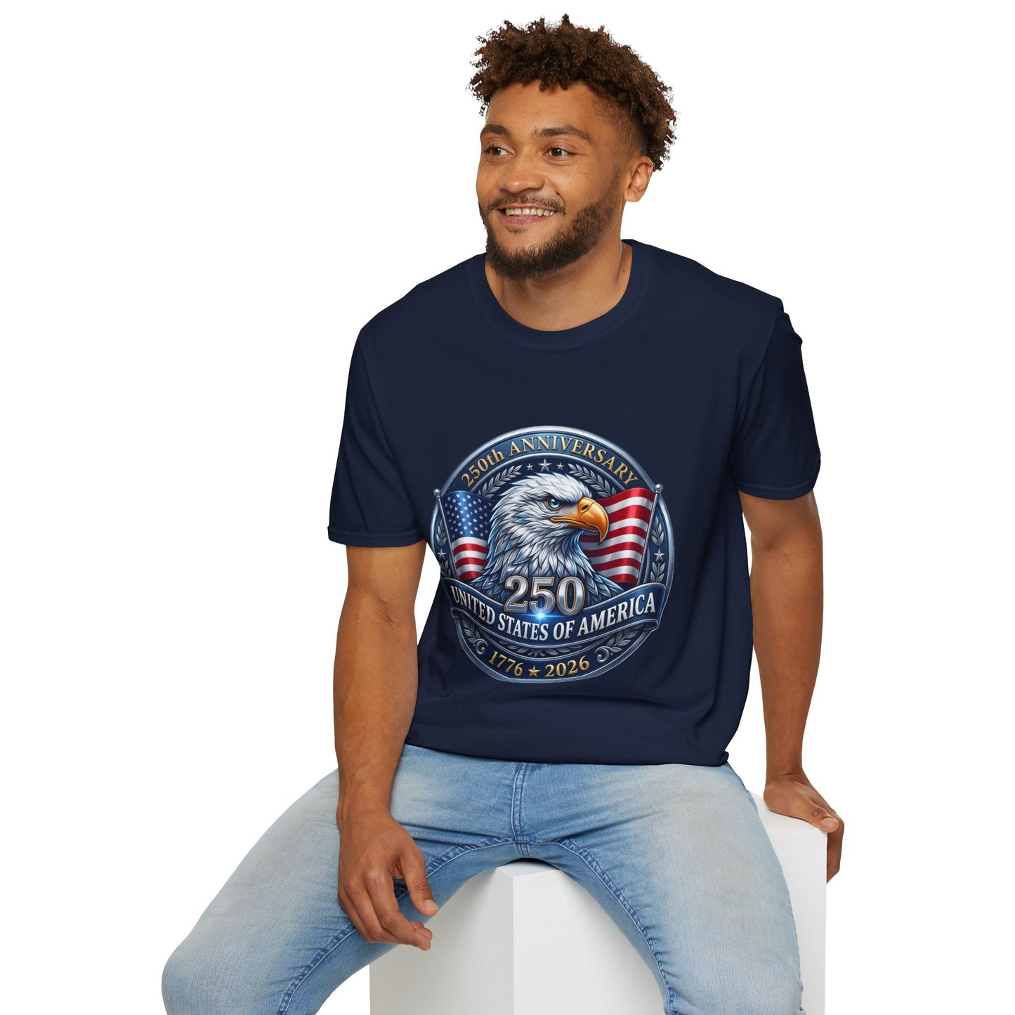 250th Anniversary USA Eagle T-Shirt — United States of America Bicentennial 1776–2026