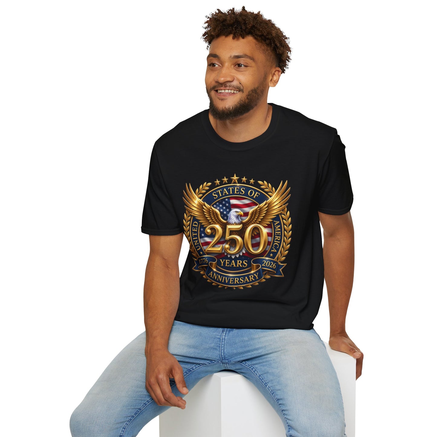 250th Anniversary Eagle T-Shirt — United States Commemorative Tee 4 of July Unisex