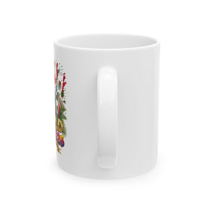 World Cup 2026 Ceramic Mug - Colorful Floral Sugar Coffee Cup 11oz USA Mexico Canada Soccer