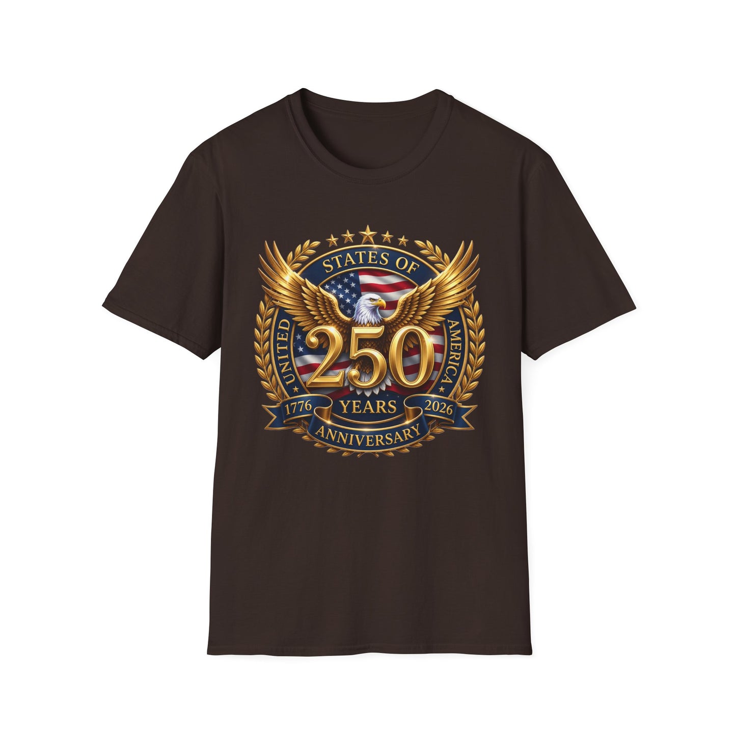 250th Anniversary Eagle T-Shirt — United States Commemorative Tee 4 of July Unisex