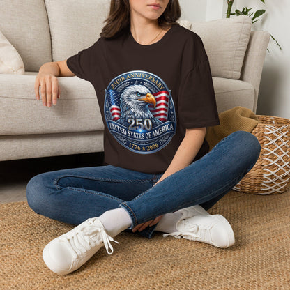 250th Anniversary USA Eagle T-Shirt — United States of America Bicentennial 1776–2026