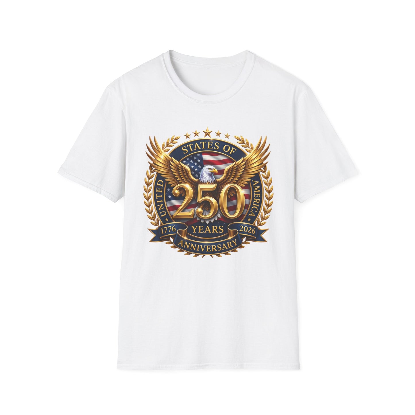 250th Anniversary Eagle T-Shirt — United States Commemorative Tee 4 of July Unisex