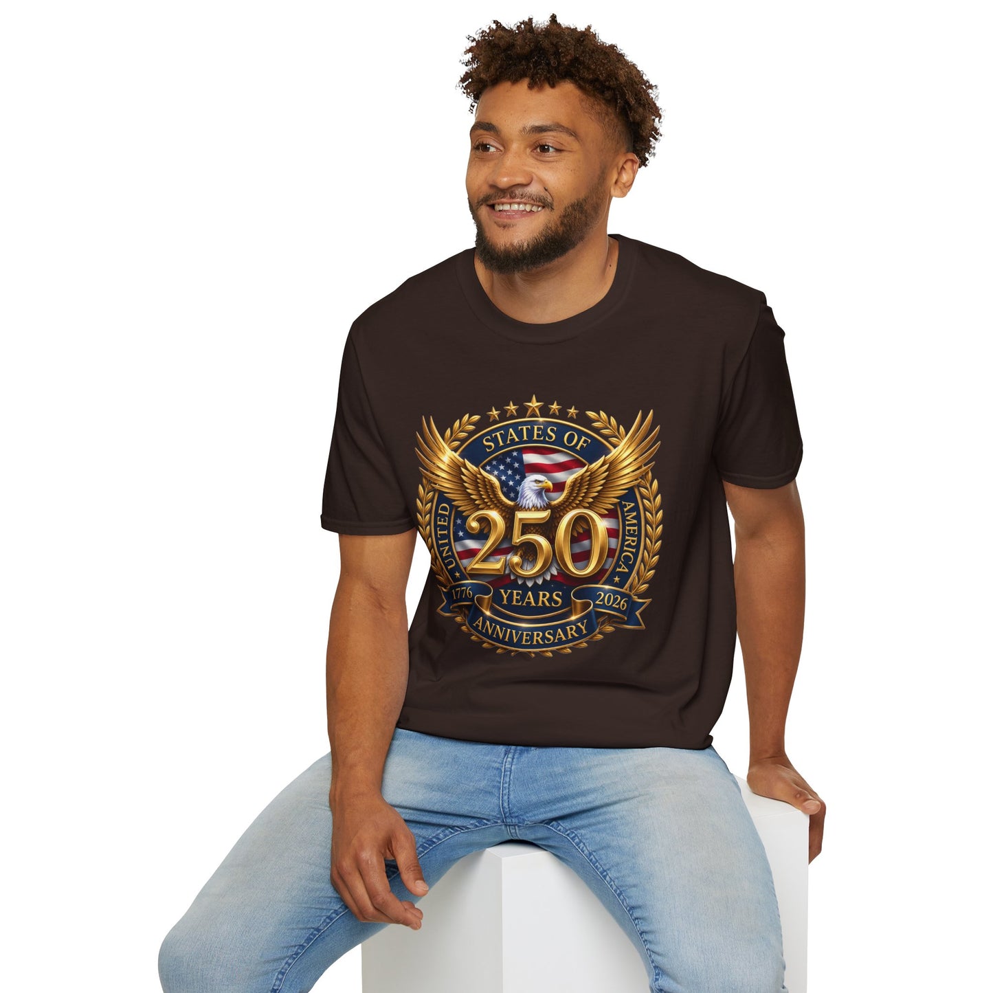 250th Anniversary Eagle T-Shirt — United States Commemorative Tee 4 of July Unisex