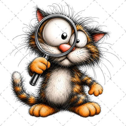 Cute Cat Clipart Bundle: Whimsical Kitten Illustrations for Nursery Decor, cartoon cat digital, popcorn cat art, party cat drawing, PNG, digital download, high resolution