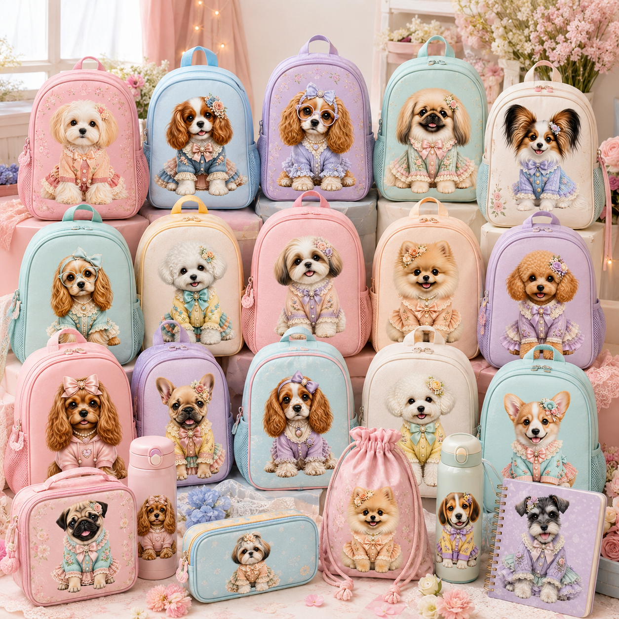 Puppy in Dress PNG Clipart | Adorable Nursery Decor & Pet Lover Gift | Cute Dog Sublimation Design for T-Shirts, dog in clothes art, puppy in dress, adorable puppy, PNG, digital download, high resolution