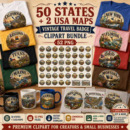 United States Icon PNG Bundle - USA Patriotic Clipart for Commercial Use - Sublimation Design - Digital Download for T-Shirts, american icon, etsy seller art, american spirit, PNG, digital download, high resolution