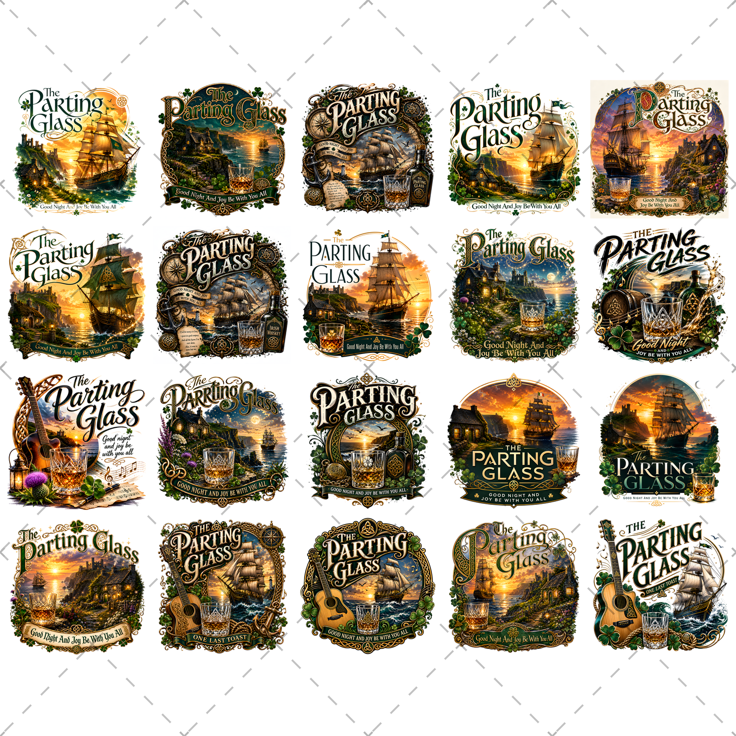 The Parting Glass Irish Folk Song Printable Wall Art Celtic Pub Decor Sublimation PNG Commercial Use, gaelic decor, celtic printable, st patricks day prin, PNG, digital download, high resolution